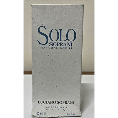 Imagen oficial de Solo Soprani Natural Scient Perfume publicada por OECD