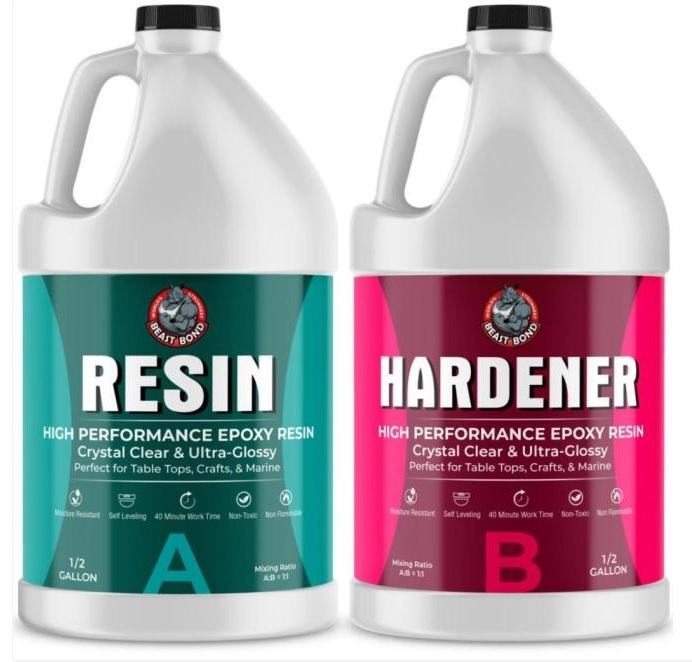Imagen oficial de Epoxy resin Ultra-Gloss 1 Gallon Kit, Crystal Clear publicada por OECD