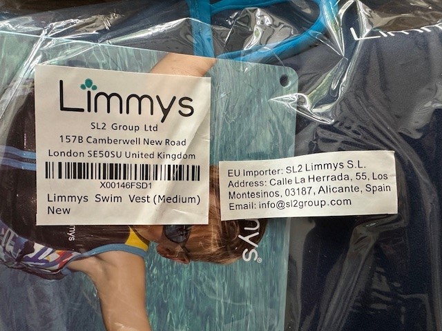 Imagen oficial de Swim vest ; Limmys ; Buoyant aids for swimming instruction publicada por OECD 2