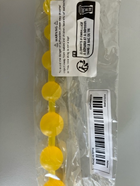 Imagen oficial de Plastic orgasm balls ; Unknown ; A101-Huang Yellow publicada por OECD 3