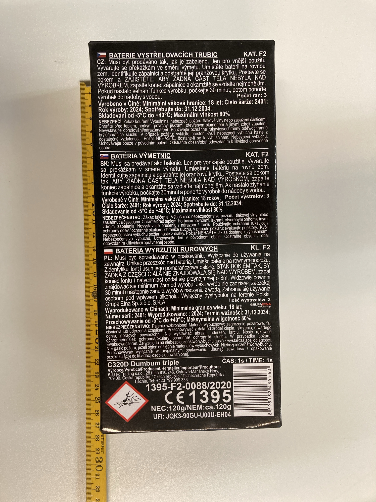 Imagen oficial de Fireworks ; KLASEK PYROTECHNICS ; Triple Dum Bum publicada por OECD