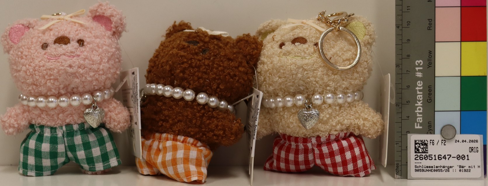 Imagen oficial de Soft toy with key ring ; YOYOSO ; Schlüsselanhänger publicada por OECD