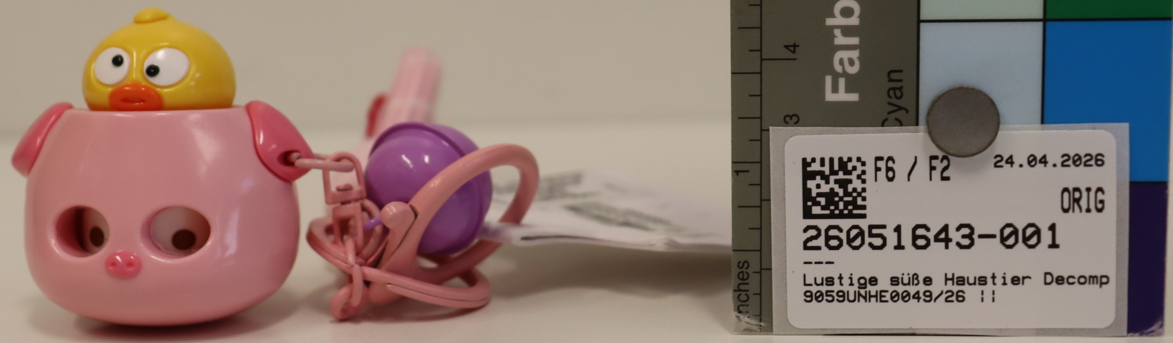 Imagen oficial de Soft toy with key ring ; YOYOSO ; publicada por OECD 5