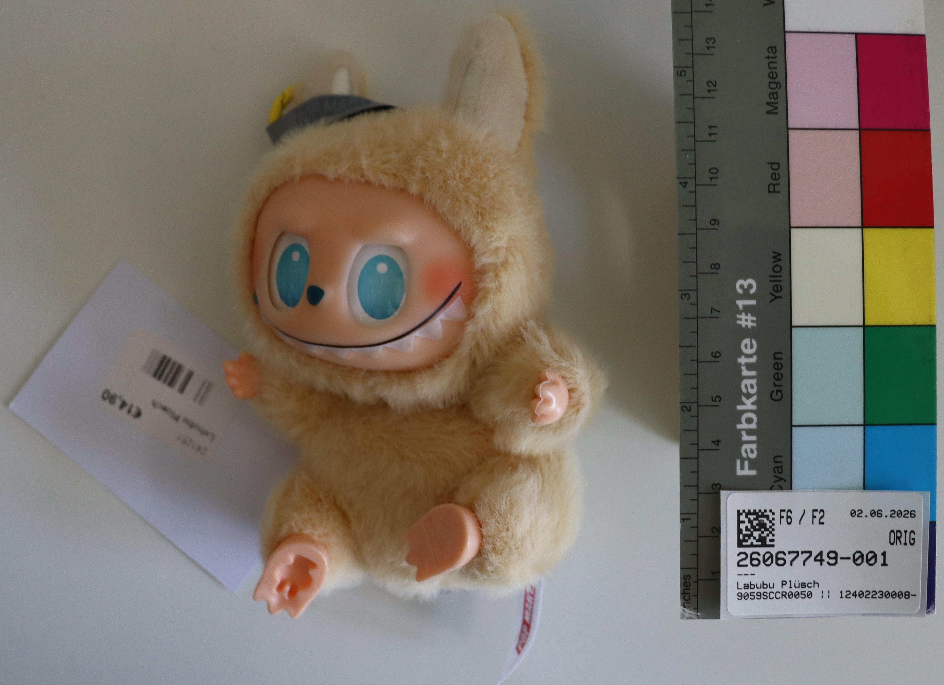 Imagen oficial de Soft toy ; THEMONSTERS ; Labubu Plüsch publicada por OECD