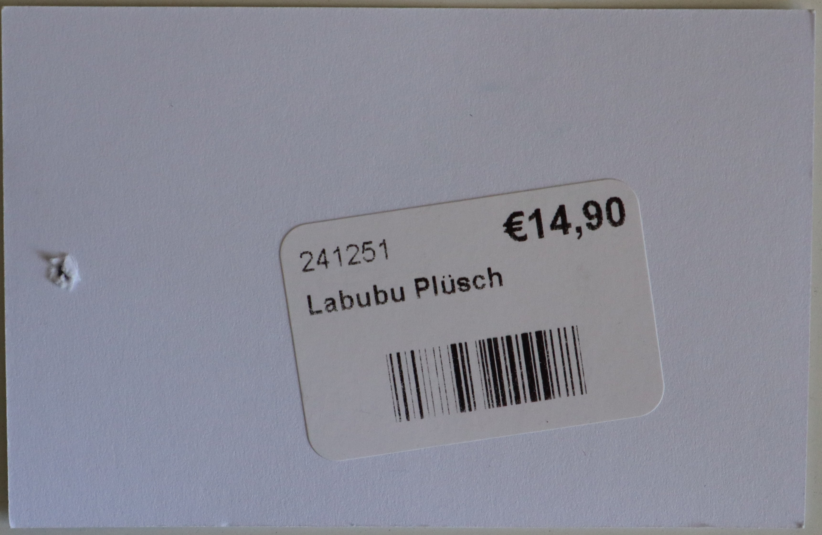 Imagen oficial de Soft toy ; THEMONSTERS ; Labubu Plüsch publicada por OECD 2