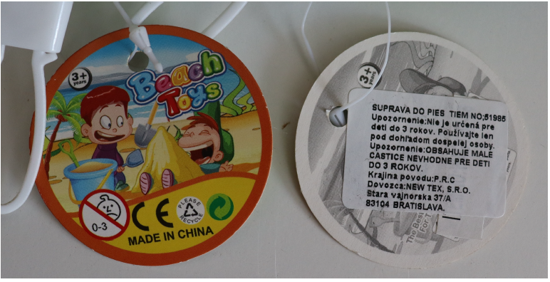 Imagen oficial de Beach toy set ; Unknown ; Beach Toys publicada por OECD 2