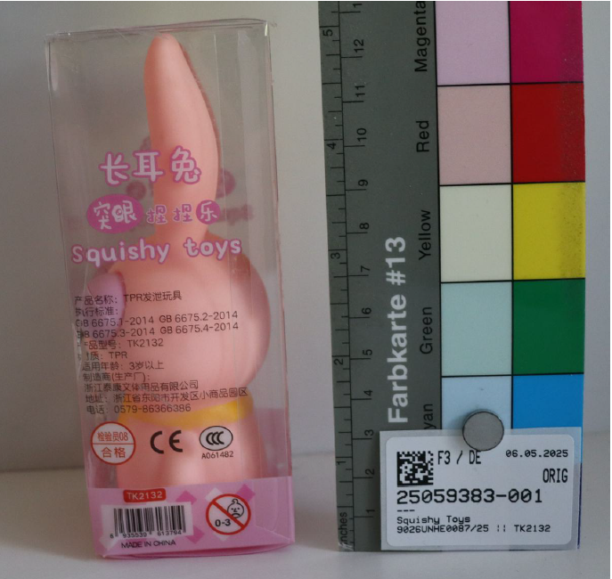 Imagen oficial de Plastic toy ; Unknown ; Squishy Toys publicada por OECD 2