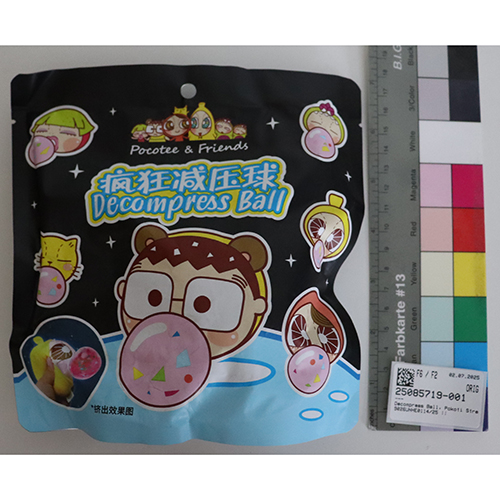 Imagen oficial de Stress ball toy ; Pocotee & Friends ; Decompress Ball publicada por OECD