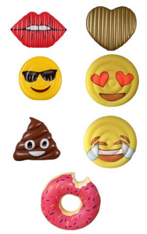 Imagen oficial de Giant Emoji Inflatable Pool Toys publicada por OECD