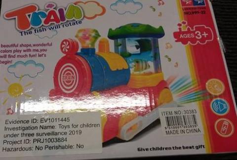 Imagen oficial de Leng Rui Feng Train Toy publicada por OECD 2