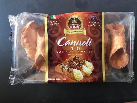 Imagen oficial de Cannoli Bambini Kit 475g, Cannoli Kit 305g, Cannoli Shells 10 pieces 180g and Cannoli Bambini 12 pieces 90g - extended recall publicada por OECD 2