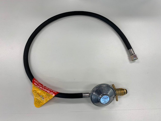 Imagen oficial de Chant Gas Hose Assembly model A003 as attached to Jumbuck Stardom 4 Burner BBQ model HS884502 publicada por OECD