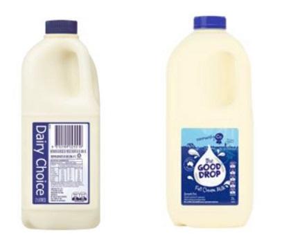 Imagen oficial de Dairy Choice Full Cream 2L and Community Co 'The Good Drop' Full Cream 2L Milk publicada por OECD
