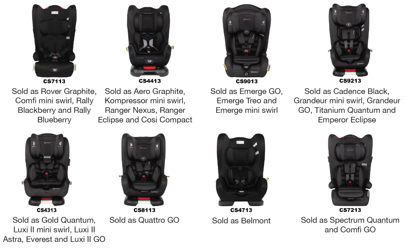 Imagen oficial de Holmbergs Buckles fitted to InfaSecure Car Seats publicada por OECD 3
