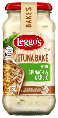 Imagen oficial de Leggo’s Tuna Bake with Spinach & Garlic 500g publicada por OECD
