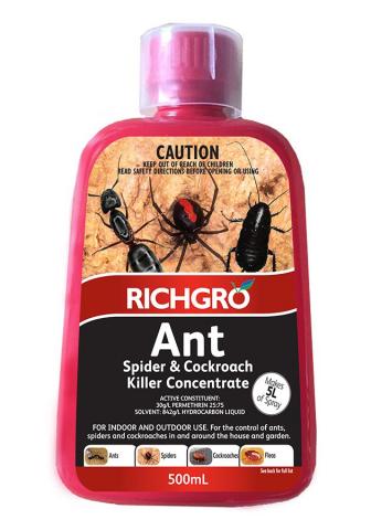 Imagen oficial de Richgro Ant Spider and Cockroach Killer Concentrate 250mL & 500mL and Richgro Termite and Ant Killer Concentrate 500mL publicada por OECD