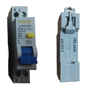 Imagen oficial de Transco Electrical Residual Current Device combined with Miniature Over Current Circuit Breaker (RCBO) publicada por OECD