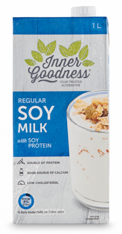 Imagen oficial de Inner Goodness Regular UHT Soy Milk 1L publicada por OECD