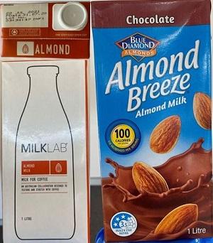 Imagen oficial de Milk Lab Almond Milk 1L and Blue Diamond Almond Breeze Chocolate Almond Milk 1L publicada por OECD