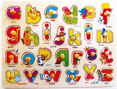 Imagen oficial de Wooden Alphabet Puzzle and Number Puzzle publicada por OECD 2