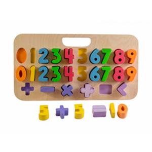 Imagen oficial de Kiddie Connect Carry Around Wooden Puzzle KC5525A Numbers publicada por OECD