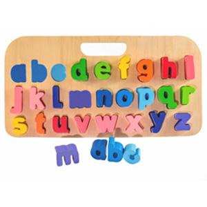 Imagen oficial de Kiddie Connect Carry Around Wooden Puzzle KC5525C Lowercase Letters publicada por OECD