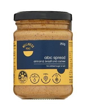 Imagen oficial de Coles Wellness Road ABC Spread Almond, Brazil and Cashew 250g publicada por OECD