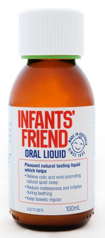 Imagen oficial de Infants' Friend Oral Liquid 100mL publicada por OECD