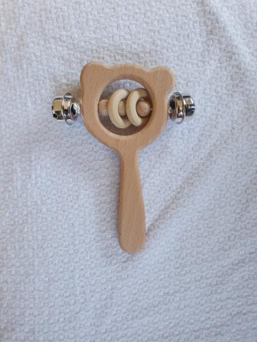 Imagen oficial de Baby Wooden Rattle Teether publicada por OECD