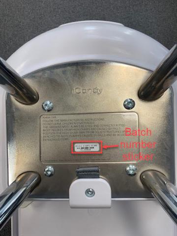 Imagen oficial de iCandy Mi Chair Children's High Chair publicada por OECD 2