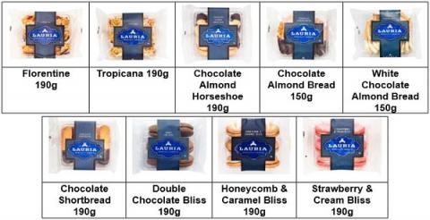 Imagen oficial de Lauria Specialty Sweets Various Assorted Biscuits 150g and 190g publicada por OECD