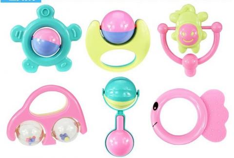 Imagen oficial de 6Pcs Hand Ratt Shake Grap Rattle Teether Set Baby Toys and 6Pcs Shake Grap Rattle Teether Set Baby Toys Hand Ratt publicada por OECD