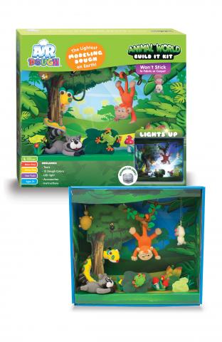 Imagen oficial de Scentco Air Dough Animal World Build It Kit publicada por OECD