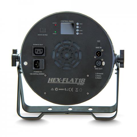Imagen oficial de AVE HEX-FLAT18 Hex-Colour 18x 12W RGBAW + UV (6-in-1) LED Par Can Light publicada por OECD 2