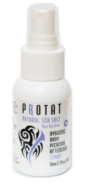 Imagen oficial de Protat Natural Sea Salt Plus Tea Tree Hygienic Body Piercing Aftercare Spray 50mL publicada por OECD
