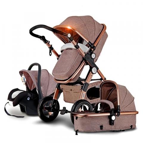 Imagen oficial de Baby Pram - 3 in 1 Pram Bassinet with Push Chair Set and Baby Pram - 3 in 1 Bassinet + Pram Set publicada por OECD 3