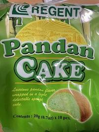 Imagen oficial de Regent Pandan Cake 20g x 10 pieces publicada por OECD