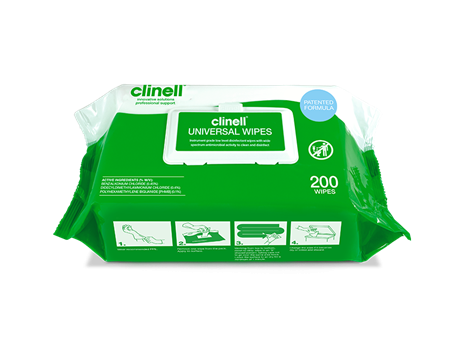Imagen oficial de Clinell Universal Wipes publicada por OECD