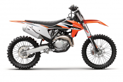 Imagen oficial de KTM 450 SX-F MX Competition Motorcycles MY2021 publicada por OECD