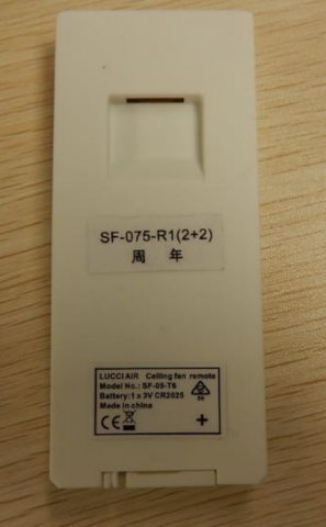Imagen oficial de Remote Control for Lucci Air Quest II Ceiling Fan publicada por OECD 2