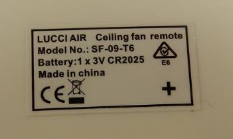 Imagen oficial de Remote Control for Lucci Air Quest II Ceiling Fan publicada por OECD 3