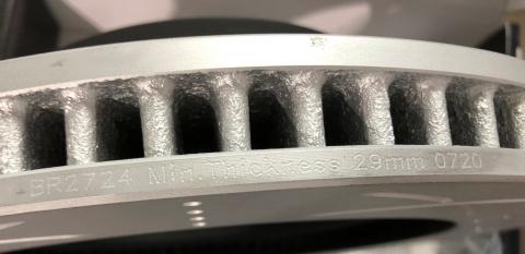Imagen oficial de Bendix BR2724 Ultimate Disc Brake Rotor publicada por OECD 3