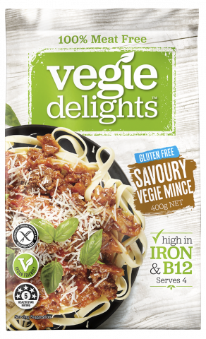 Imagen oficial de Vegie Delights Savoury Vegie Mince 400g publicada por OECD