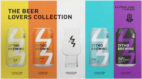Imagen oficial de Zytho Beer Lovers Collection 6 Pack Plus Bonus Glass publicada por OECD