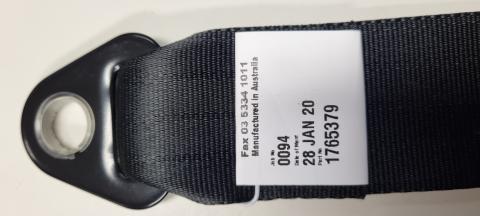 Imagen oficial de Hemco Industries Pty Ltd — Fixed webbing buckle seat belt (updated) publicada por OECD 2