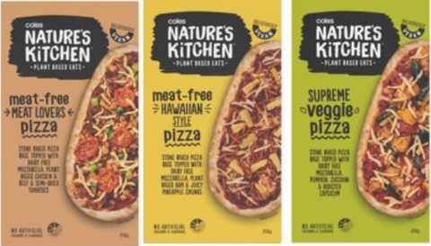 Imagen oficial de Coles Nature's Kitchen Pizzas 250g publicada por OECD