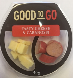 Imagen oficial de Good To Go Tasty Cheese & Mild Salami Bites 40g and Good To Go Tasty Cheese & Cabanossi 40g publicada por OECD 2