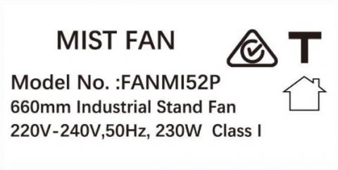 Imagen oficial de TWM Pedestal Misting Fan publicada por OECD 2