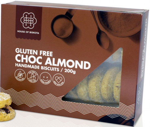 Imagen oficial de Gluten Free Choc Almond Handmade Biscuits 200g publicada por OECD