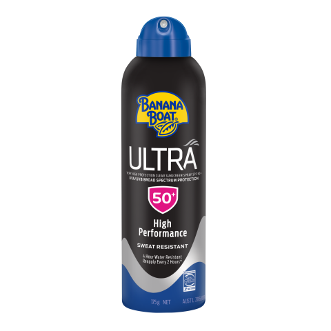 Imagen oficial de Banana Boat Ultra Very High Protection Clear Sunscreen Spray SPF 50+ publicada por OECD